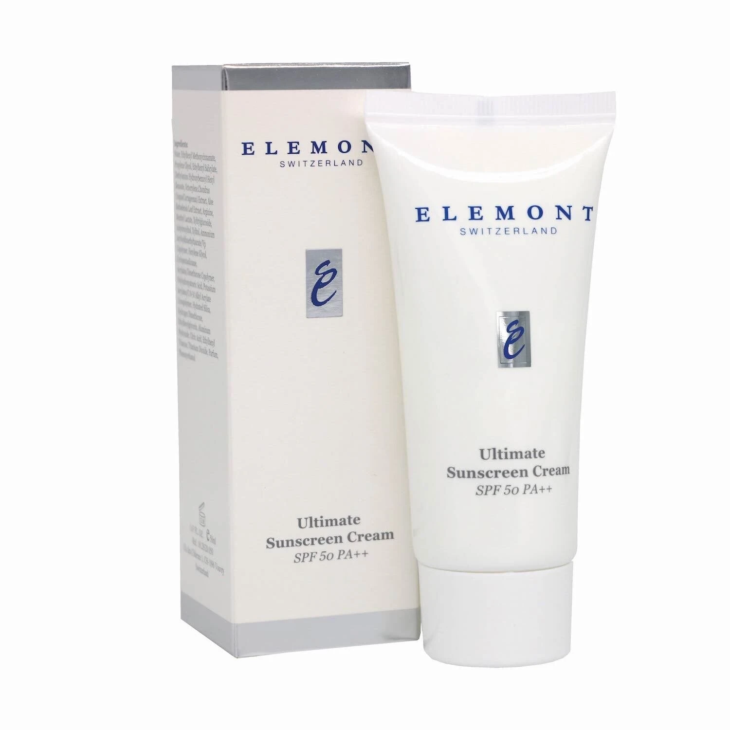 ELEMONT ELEMONT - Ultimate Sunscreen Cream SPF 50 PA++ (Hydrating, UVA And UVB , Sun Cream, Sensitive Skin) (e50ml) E320