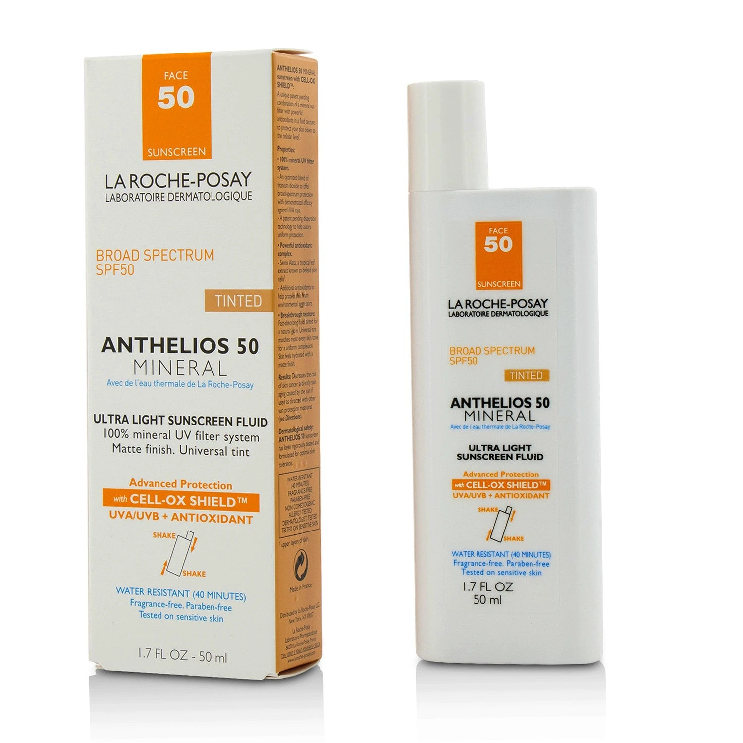 LA ROCHE-POSAY La Roche Posay Anthelios 50 Mineral Tinted Ultra Light Sunscreen Fluid 50ml/1.7oz
