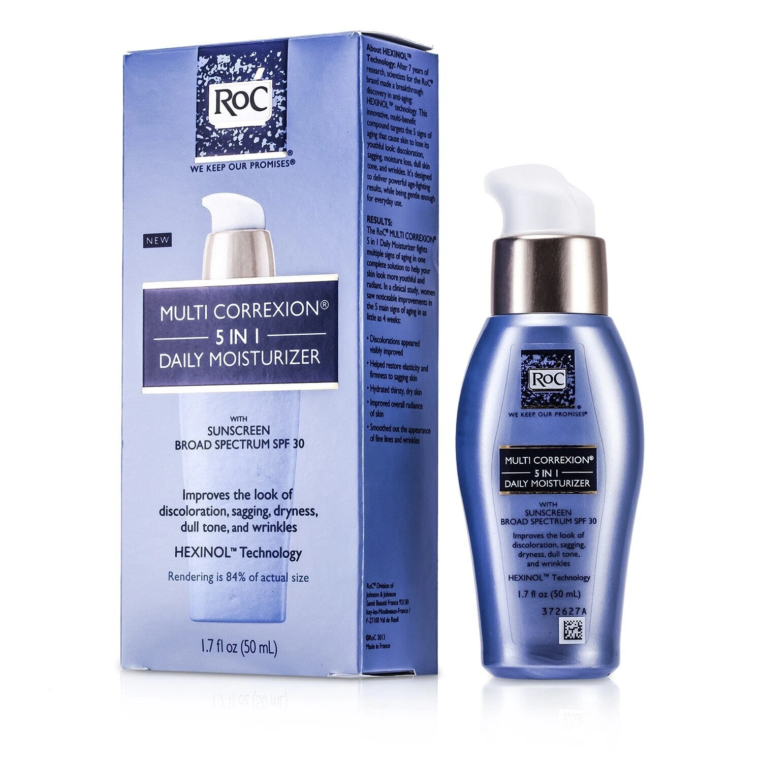 ROC Multi Correxion 5 In 1 Daily Moisturizer With Sunscreen Broad Spectrum SPF30 50ml/1.7oz