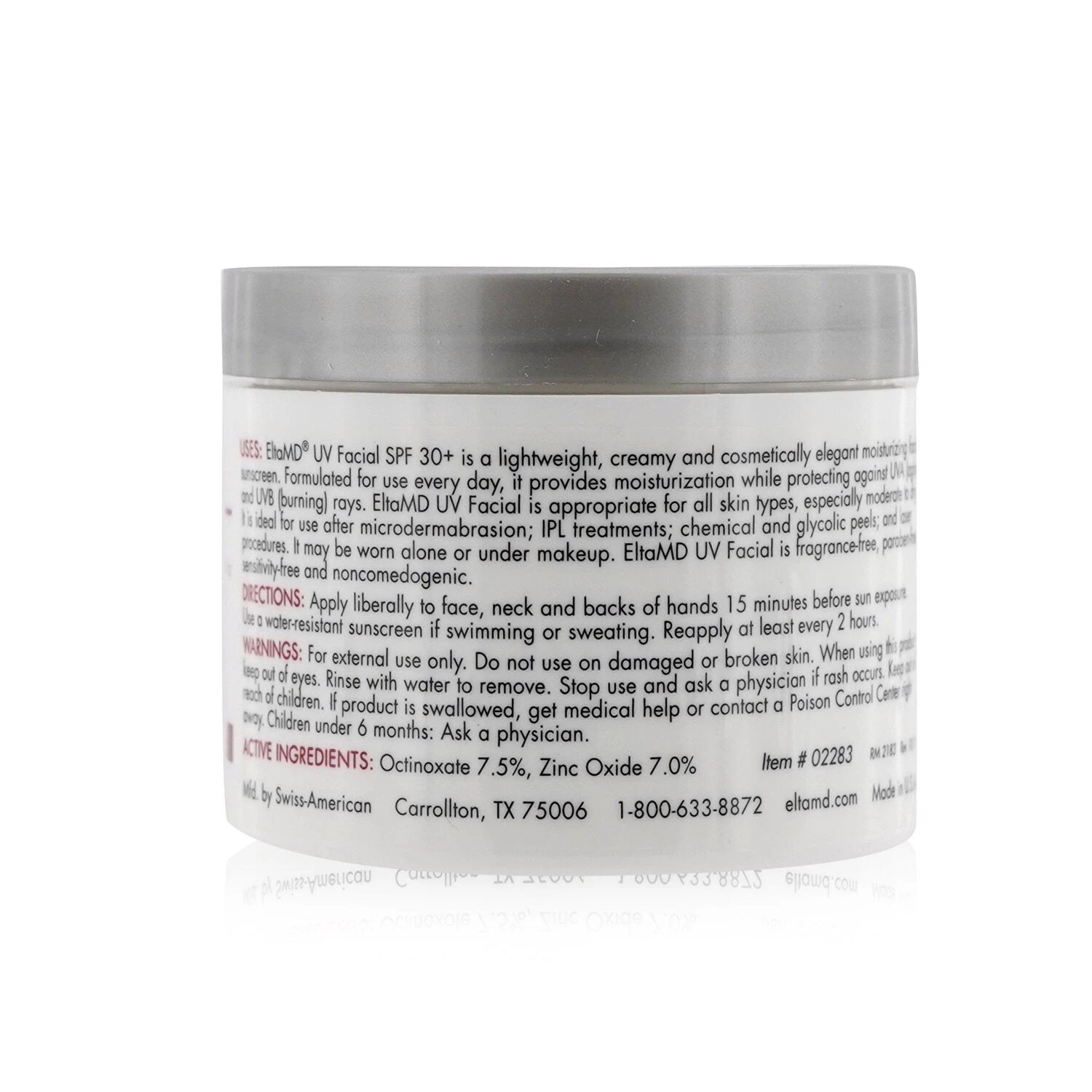 EltaMD UV Facial Moisturizing Facial Sunscreen SPF 30 - For Dry & Post Procedure Skin (Exp. Date: 03/2022) 85g/3oz - Image 3