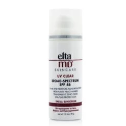 EltaMD UV Clear Facial Sunscreen SPF 46 - For Skin Types Prone To Acne, Rosacea & Hyperpigmentation (Unboxed) 48g/1.7oz