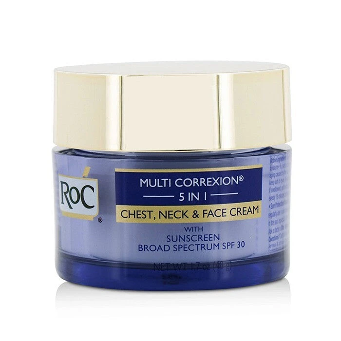 ROC Multi Correxion 5 In 1 Chest, Neck & Face Cream With Sunscreen Broad Spectrum SPF30 50ml/1.7oz - Image 2