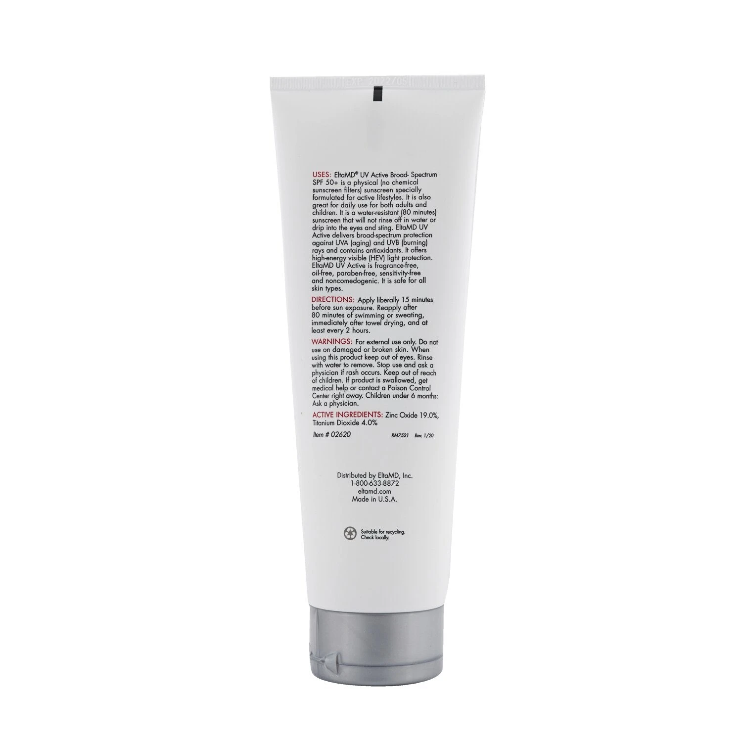 EltaMD UV Active Water-Resistant Full-Body Sunscreen SPF 50 226g/8oz - Image 6