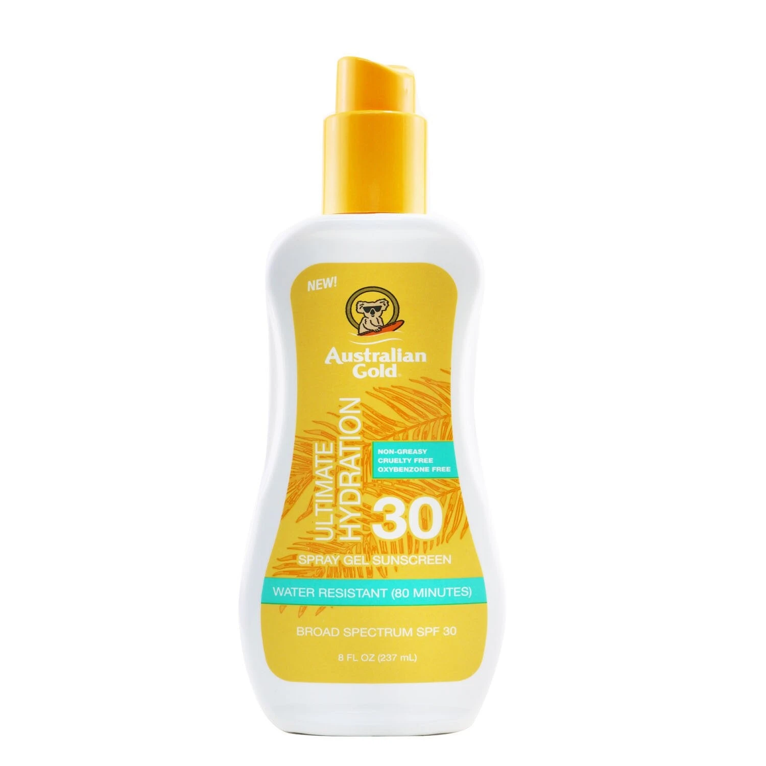 Australian Gold Spray Gel Sunscreen SPF 30 (Ultimate Hydration) 237ml/8oz