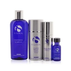 IS Clinical Pure Renewal Collection: Cleansing Compelx 180ml + Active Serum 15ml + Youth Complex 30g + Eclipse SPF 50 Sunscreen Cream 100g 4pcs