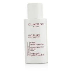 Clarins UV Plus Anti-Pollution Sunscreen Multi-Protection SPF 50 - Non Tinted (Box Slightly Damaged) 50ml/1.7oz