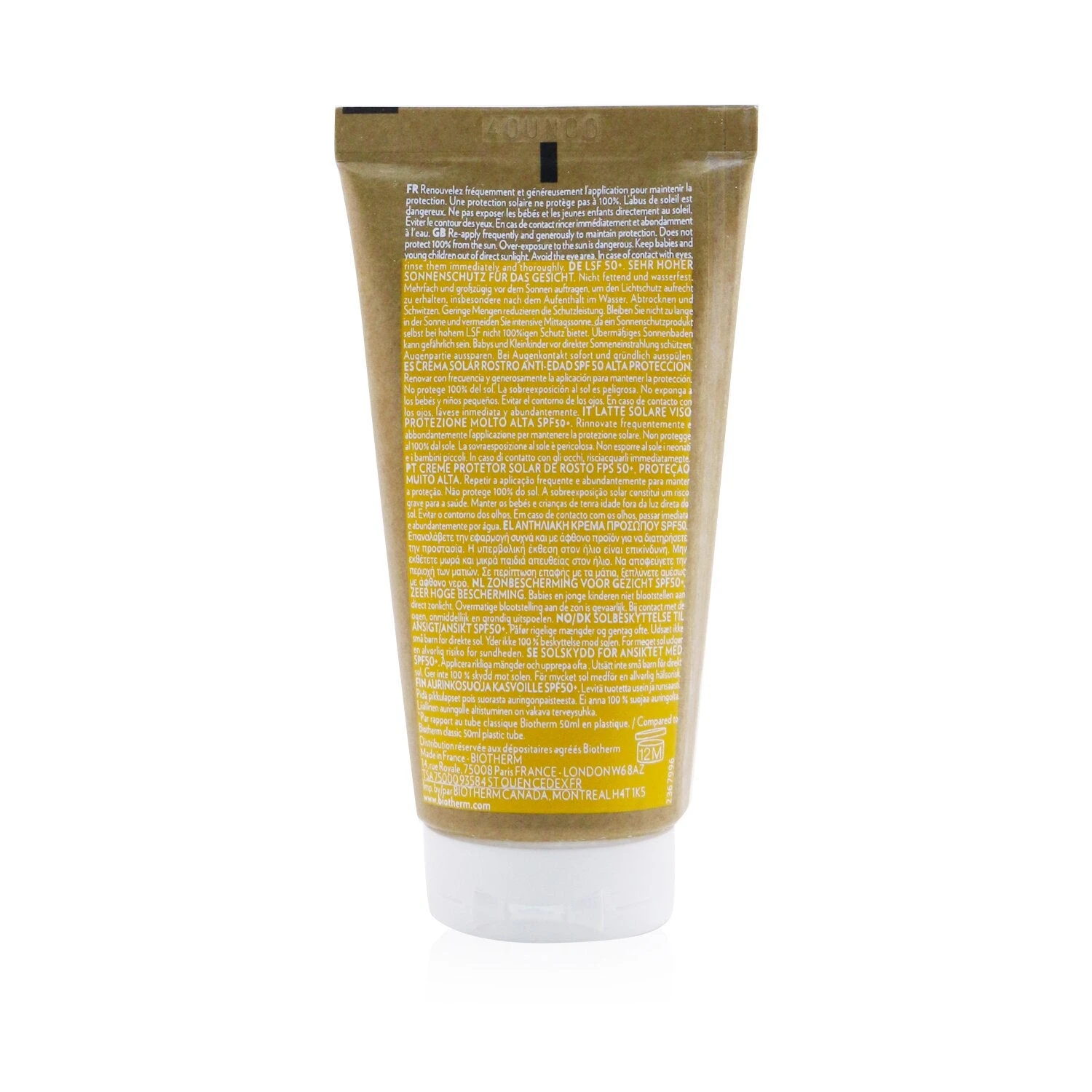 Biotherm Waterlover Face Sunscreen SPF 50 50ml/1.69oz - Image 3