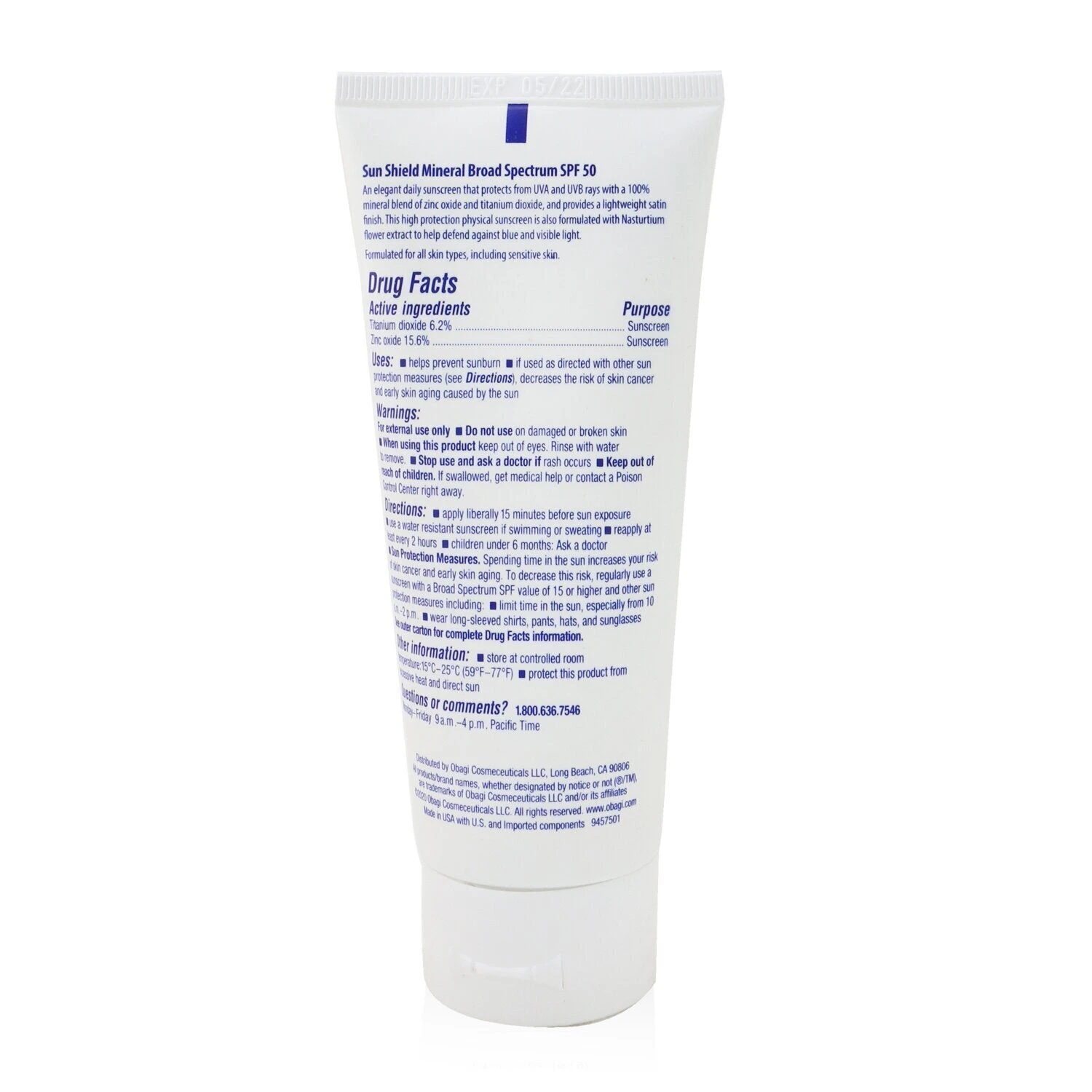 Obagi Sun Shield Mineral Broad Spectrum SPF 50 Sunscreen Lotion (Exp. Date: 11/2022) 85g/3oz - Image 3