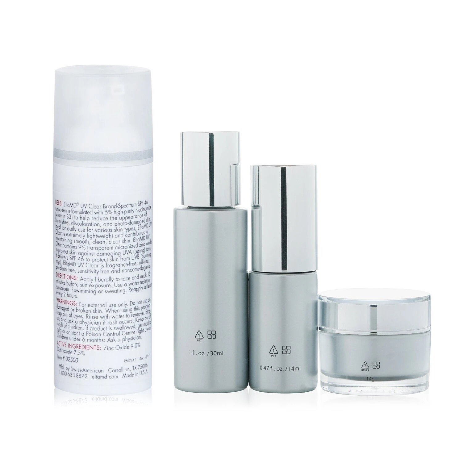 Natural Beauty Natural Beauty Hydrating Series Travel Set 3pcs + EltaMD UV Clear Facial Sunscreen SPF 46 48g 2pcs - Image 3