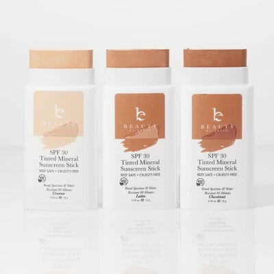 Beauty By Earth Tinted Mineral Sunscreen Sticks SPF 30 - Image 5