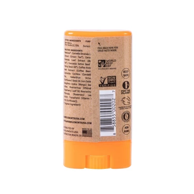 Raw Elements Tinted Mineral Sunscreen Face Stick - SPF 30 - 0.6oz - Image 2