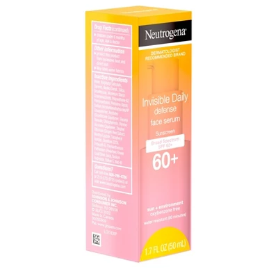 Neutrogena Invisible Daily Defense Sunscreen Face Serum - SPF 60 - 1.7 Fl Oz - Image 4