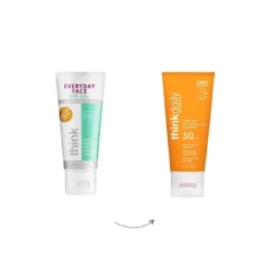 Thinksport Mineral Sunscreen EveryDay Face - SPF 30 - 2 Fl Oz