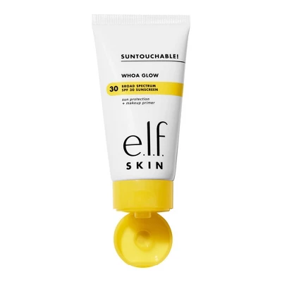 E.l.f. SKIN Suntouchable! Whoa Glow SPF 30 Sunscreen & Primer - Sunbeam - 1.69 Fl Oz - Image 5