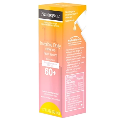 Neutrogena Invisible Daily Defense Sunscreen Face Serum - SPF 60 - 1.7 Fl Oz - Image 5
