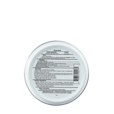 Raw Elements Baby + Kids Mineral Sunscreen Tin - SPF 30+ - 3oz