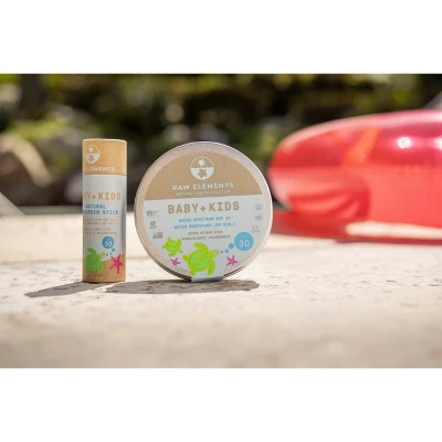 Raw Elements Baby + Kids Mineral Sunscreen Tin - SPF 30+ - 3oz - Image 10