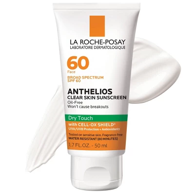 LA ROCHE-POSAY La Roche Posay Anthelios Clear Skin Fast Drying Face Sunscreen For Acne Prone Skin - SPF 60 - 1.7oz - Image 2