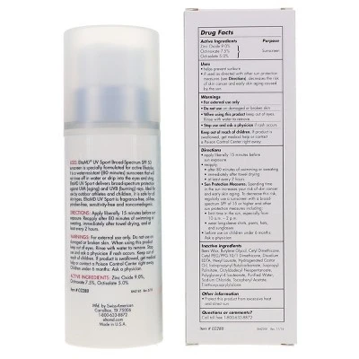 Elta MD UV Sport SPF 50 Broad Spectrum Water Resistant Sunscreen 7 Oz - Image 7