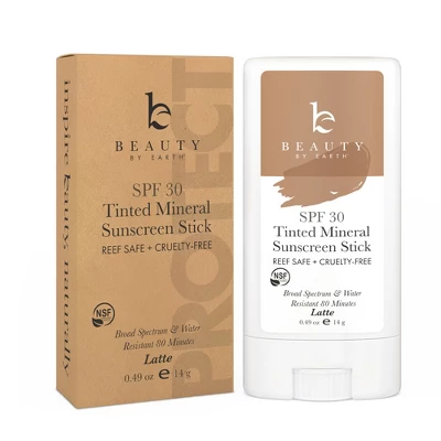 Beauty By Earth Tinted Mineral Sunscreen Sticks SPF 30 - Image 12