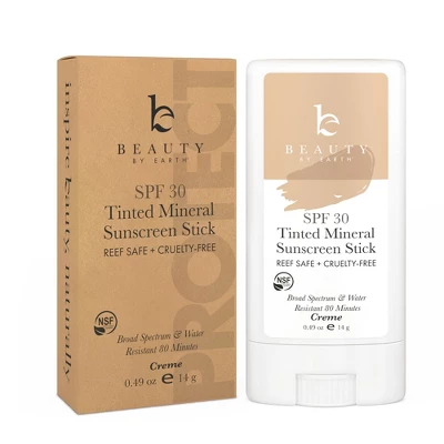 Beauty By Earth Tinted Mineral Sunscreen Sticks SPF 30 - Image 11