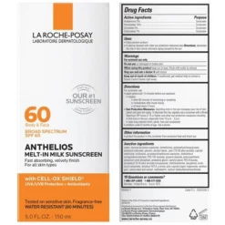 LA ROCHE-POSAY La Roche Posay Anthelios Sunscreen, Melt-In-Milk For Face And Body Sunscreen Lotion - SPF 60 - 5oz​