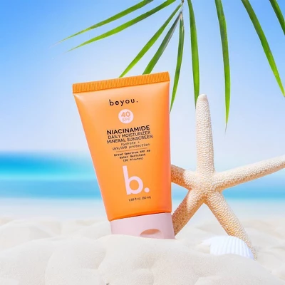 Beyou. Daily Moisturizer Mineral Face Sunscreen - SPF 40 - 1.69 Fl Oz
