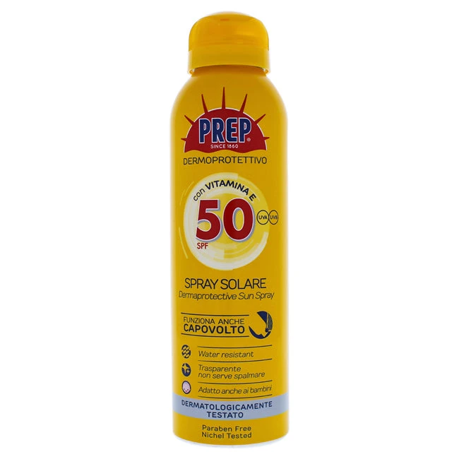 Prep Derma-Protective Sun Spray SPF 50 By Prep For Unisex - 5 Oz Sunscreen