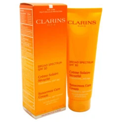 Clarins Sunscreen Care Cream Broad Spectrum SPF 30 Water-Resistant By Clarins For Unisex - 4.4 Oz Sun Care