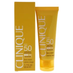 Clinique Face Cream SPF 50 With SolarSmart By Clinique For Unisex - 1.7 Oz Sunscreen